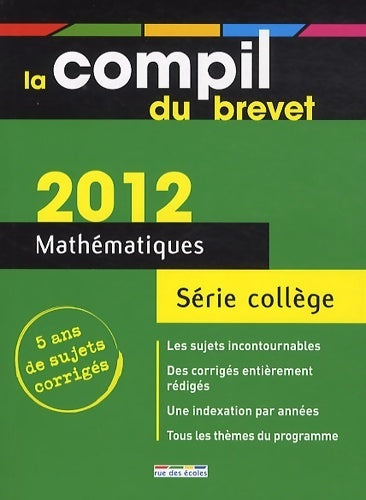 Livrenpoche : Mathématiques : Série collège - Bruno Benitah - Livre