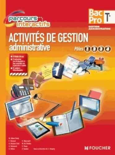 Livrenpoche : Activités de gestion administrative pôles 1. 2. 3. 4. Terminale bac pro - Véronique Saunier - Livre