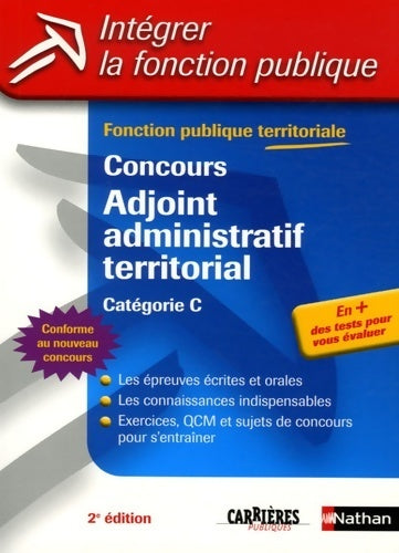 Livrenpoche : Concours adjoint admin territ - Pascal Tuccinardi - Livre