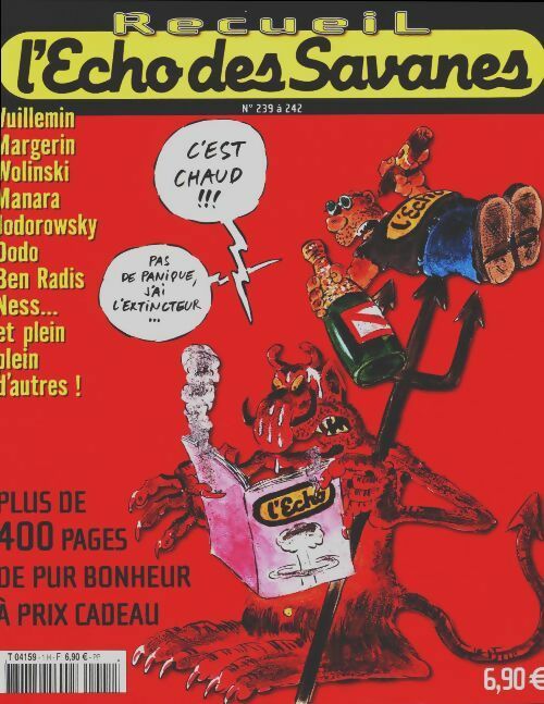 Livrenpoche : Recueil l'écho des savanes n°239 à 242 - Collectif - Livre