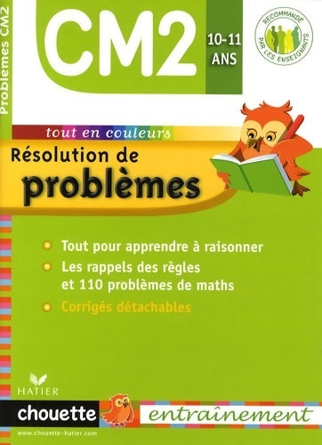 Livrenpoche : Chouette résolution de problèmes maths CM2 - Jeanne Bia - Livre