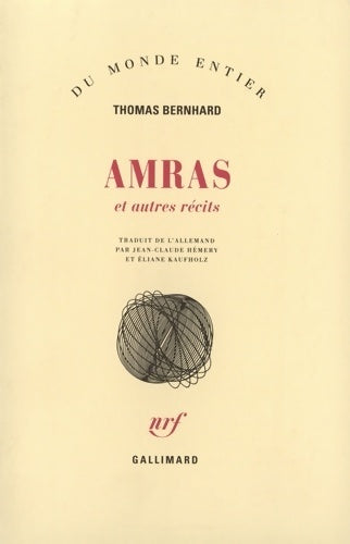 Livrenpoche : Amras et autres récits - Thomas Bernhard - Livre