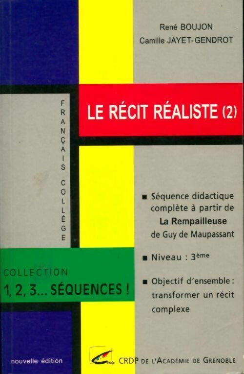 Livrenpoche : Le récit réaliste Tome II - René Boujon - Livre