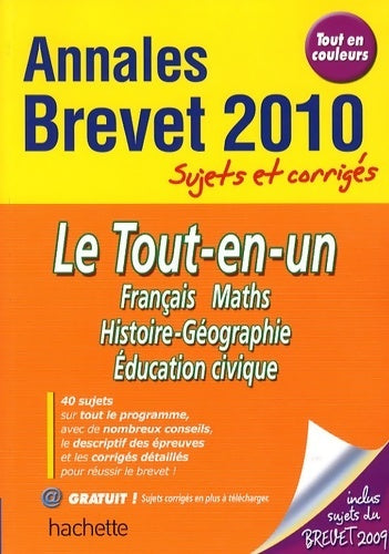 Livrenpoche : Objectif brevet 2010 annales sujets et corrigés - le tout en un - Brigitte Réauté - Livre