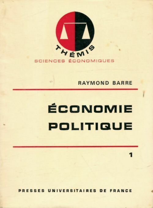Livrenpoche : Économie politique Tome I - Barre Raymond - Livre