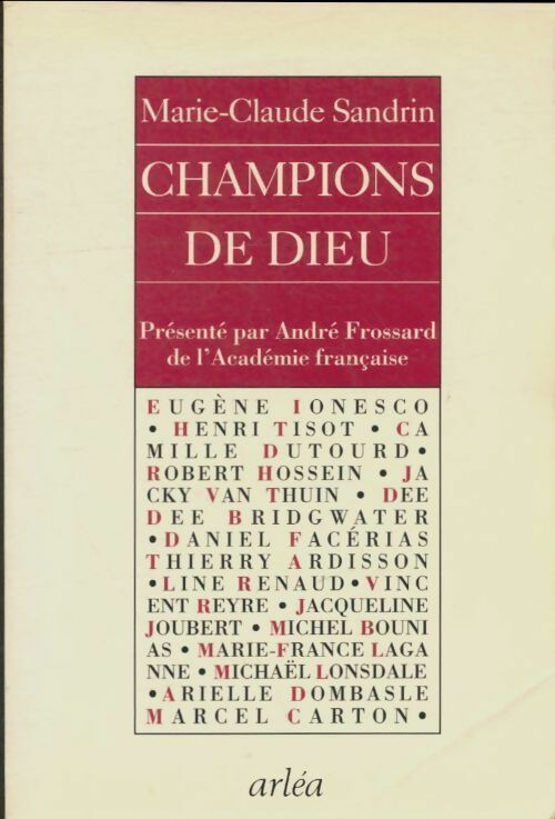 Livrenpoche : Champions de Dieu - Marie-Claude Sandrin - Livre
