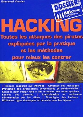 Livrenpoche : Hacking - Emmanuel Vinatier - Livre