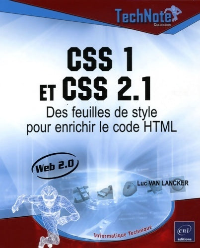 Livrenpoche : CSS 1 et CSS 2. 1 : Des feuilles de style pour enrichir le code HTML - Luc Van Lancker - Livre