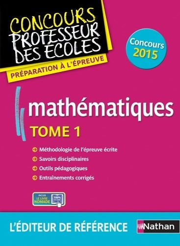Livrenpoche : Mathématiques Tome I - épreuve écrite - Saïd Chermak - Livre