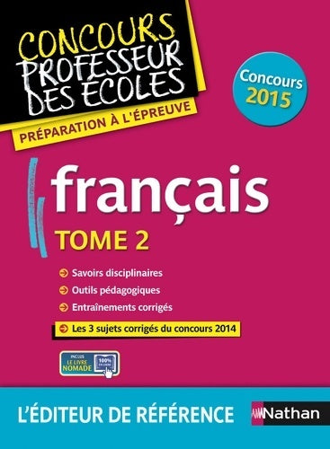 Livrenpoche : Français Tome II - épreuve écrite - Catherine Christin - Livre