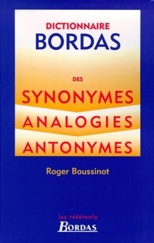 Livrenpoche : Dict des synonymes n. P. (ancienne edition) - Boussinot - Livre
