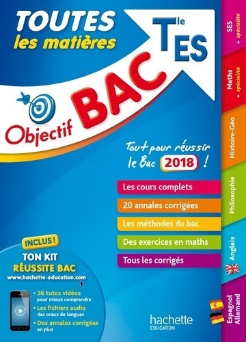 Livrenpoche : Objectif bac 2018 - toutes les matieres term es - Lydia Misset - Livre