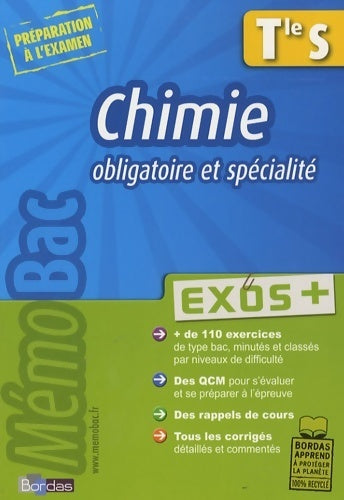 Livrenpoche : Memobac exos + chimie term s - Sébastien Aullen - Livre