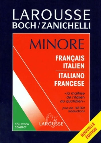 Livrenpoche : Larousse minore dic. Franc/ital - Raoul Boch - Livre