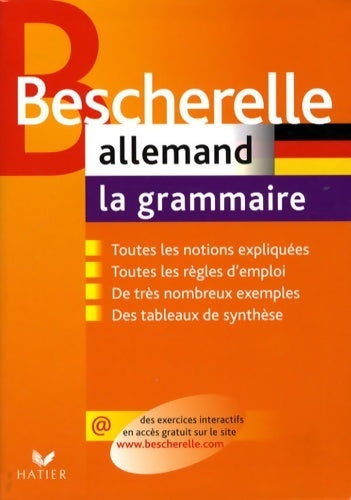 Livrenpoche : Bescherelle allemand : La grammaire : Ouvrage de référence sur la grammaire allemande - Gérard Cauquil - Livre