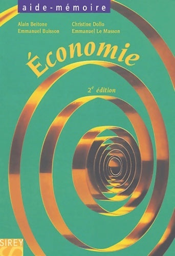 Livrenpoche : Économie : Aide-mémoire - Alain Beitone - Livre