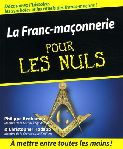 Livrenpoche : La franc-maçonnerie pour les nuls - Christopher Hodapp - Livre