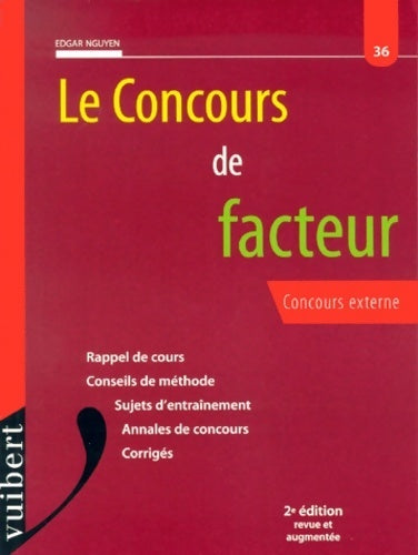 Livrenpoche : Le concours de facteur numéro 36 - N'guyen - Livre