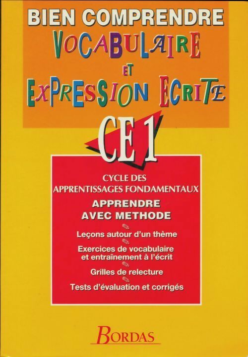 Livrenpoche : Vocabulaire et expression écrite CE1 - Collectif - Livre
