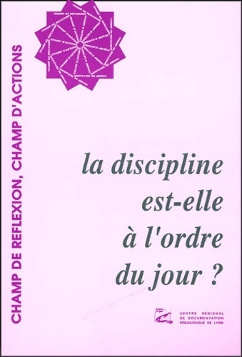 Livrenpoche : La discipline est-elle à l'ordre du jour ? - Jean-Paul Petinarakis - Livre