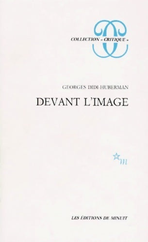 Livrenpoche : Devant l'image : Questions posées aux fins d'une histoire de l'art - Georges Didi-Huberman - Livre