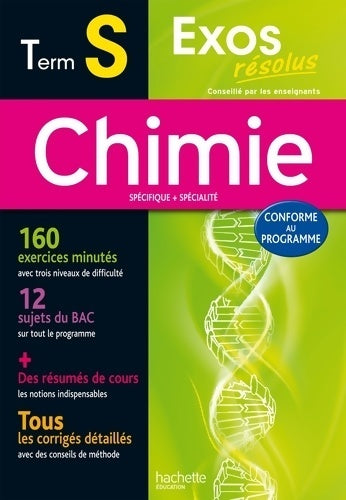 Livrenpoche : Exos résolus chimie term s - Marie-jeanne Comte - Livre