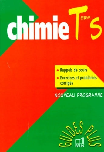 Livrenpoche : Chimie terminale s. Nouveau programme - Eric Hamberger - Livre