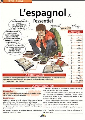 Livrenpoche : L'espagnol (1) l'essentiel - Aedis - Livre
