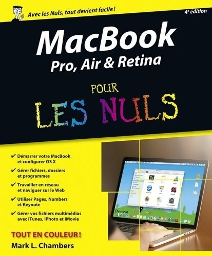 Livrenpoche : Macbook pro air & retina pour les nuls 4e édition - Mark L. Chambers - Livre