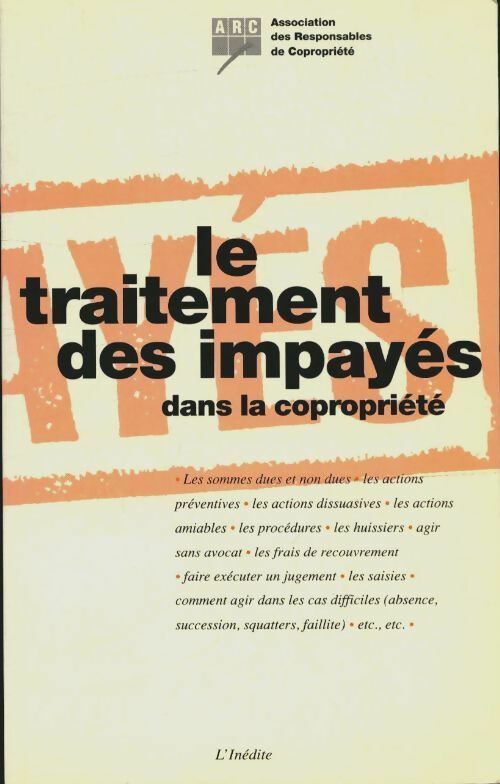 Livrenpoche : Le traitement des impayés dans la copropriete - Collectif - Livre