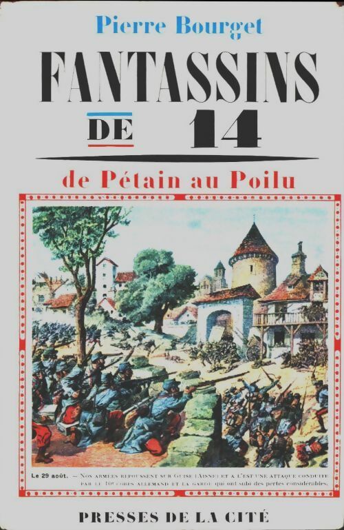 Livrenpoche : Fantassins de 14 - Pierre Bourget - Livre
