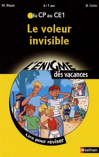 Livrenpoche : Enigme vac CP au CE1 voleur - Michèle Bayar - Livre