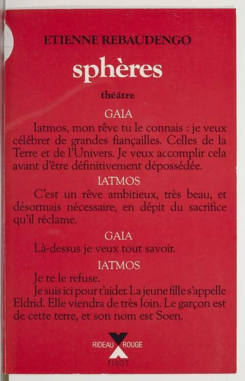 Livrenpoche : Sphères - Etienne Rebaudengo - Livre