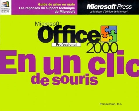 Livrenpoche : Microsoft office 2000 professional en un clic de souris - Perspection Inc. - Livre