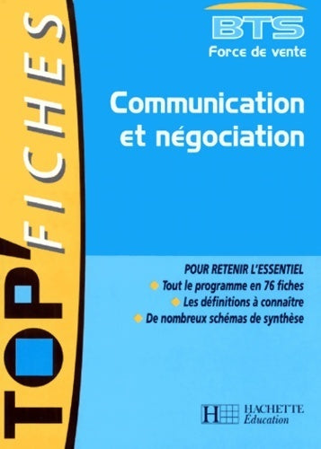 Livrenpoche : Top'fichier BTS communication et négociation force de vente - Marie-louise Azaïs-gautheret - Livre