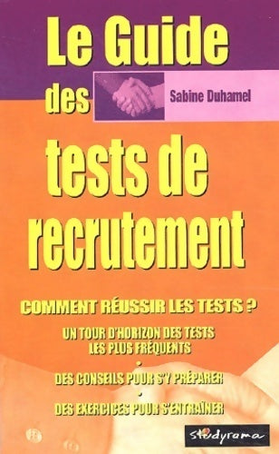 Livrenpoche : Le guide des tests de recrutement - Sabine Duhamel - Livre