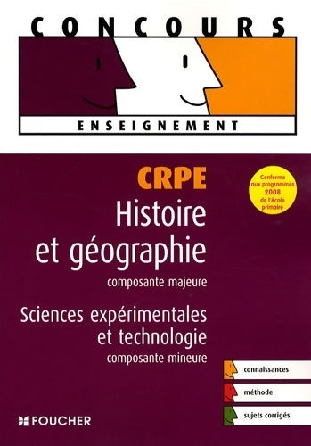 Livrenpoche : Crpe histoire et géographie composante majeure ; sciences expérimentales et technologie composante mineure (ancienne edition) - Eric Tisserand - Livre