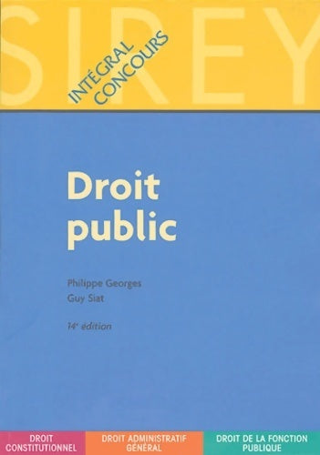Livrenpoche : Droit public - Philippe Georges - Livre