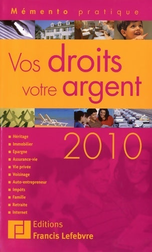 Livrenpoche : Vos droits votre argent (1cédérom) - Francis Lefèbvre - Livre