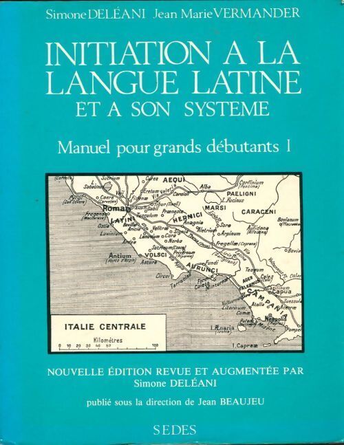 Livrenpoche : Initiation à la langue latine et à son système - Jean-Marie Vermander - Livre