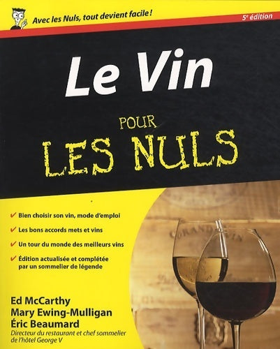 Livrenpoche : Vin 5ed pour les nuls - Eric Beaumard - Livre