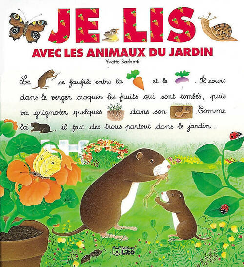 Livrenpoche : Je lis avec les animaux du jardin - Yvette Barbetti - Livre