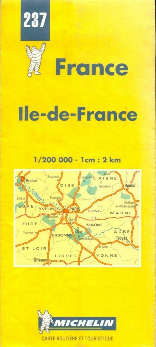 Livrenpoche : Carte routière : Île-de-france n°237 - Cartes Regional Michelin - Livre