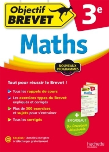 Objectif brevet - l'épreuve de maths - Philippe Rousseau - Livre