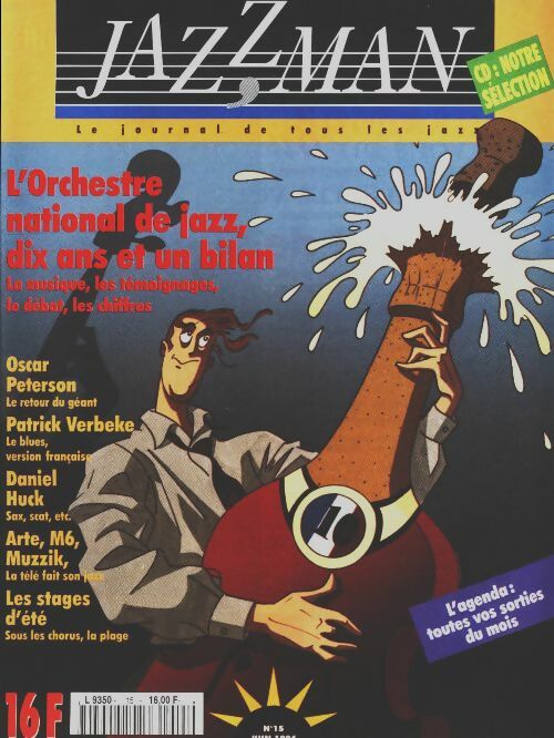 Jazzman n°15 : L'orchestre national de jazz, dix ans et un bilan - Collectif -  Jazzman - Livre
