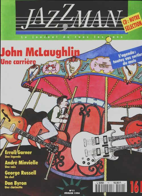 Livrenpoche : Jazzman n°11 : John McLaughlin, une carrière - Collectif - Livre