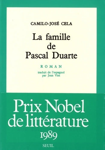 Livrenpoche : La famille de Pascal Duarte - Cela Camilo Jose - Livre