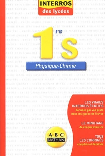 Livrenpoche : Physique-chimie 1re s - Collectif - Livre