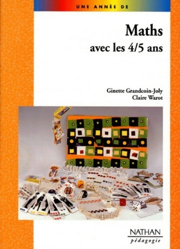 Livrenpoche : Maths avec les 4-5 ans - Grancoin - Livre