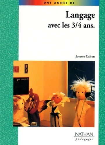 Livrenpoche : Langage avec les 3-4 ans - Cahen - Livre